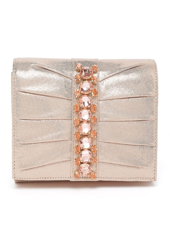 Peora Clutch Purses for Women Wedding Handmade Evening Handbags Party Bridal Clutch (C53C), Multicolour - Image 1